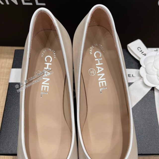 Chanel香奈兒頂級版本磨砂絲綢牛皮小香新款彩色糖果系列單鞋 dx2716